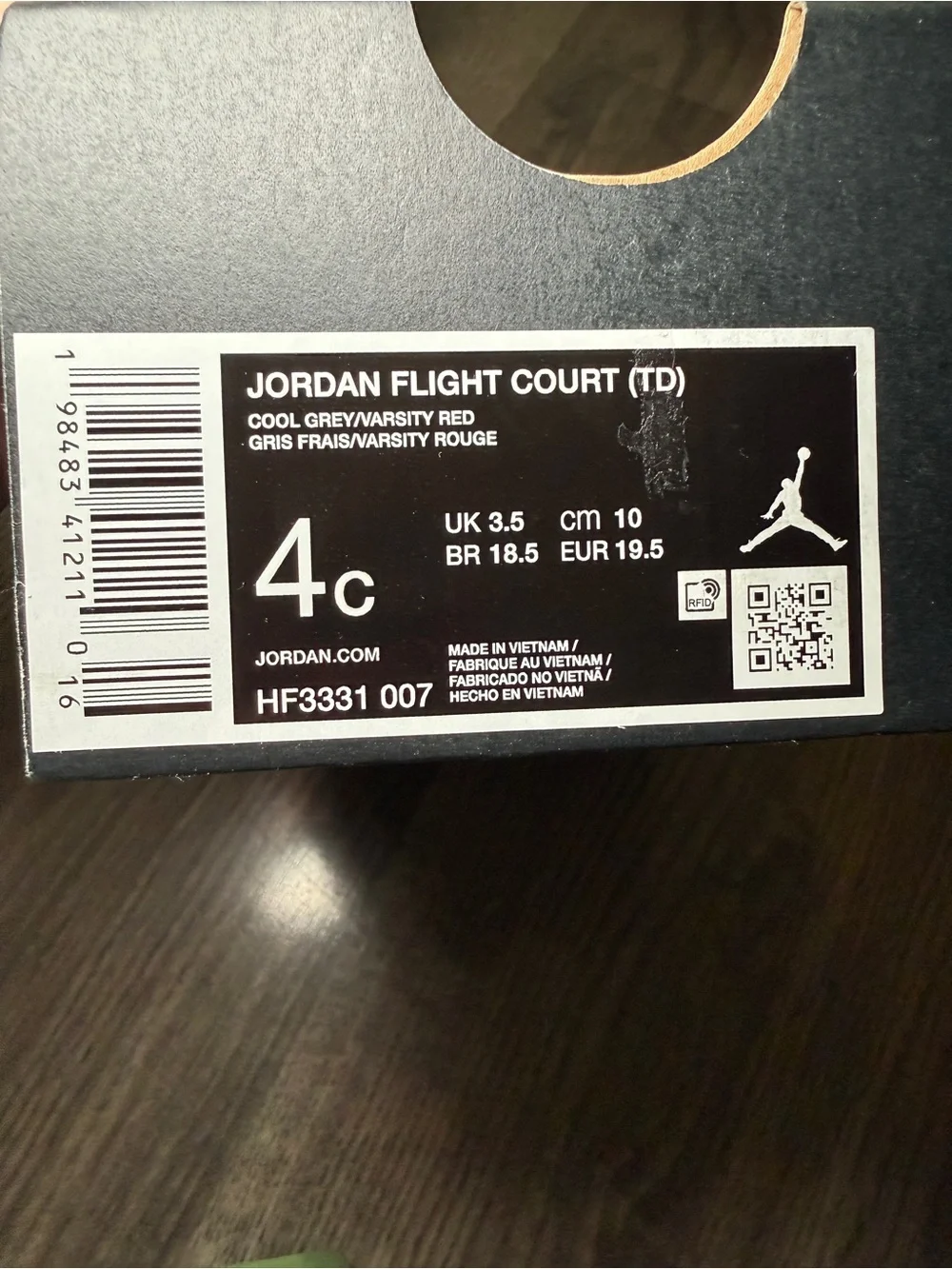 Jordan Flight Court Toddler